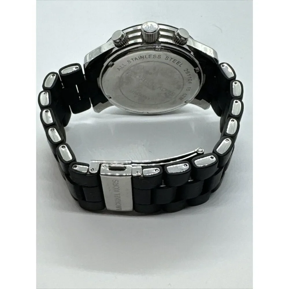 Michael Kors Runway MK8107 Men Analog Black Chronograph Dial Quartz Watch JNA836